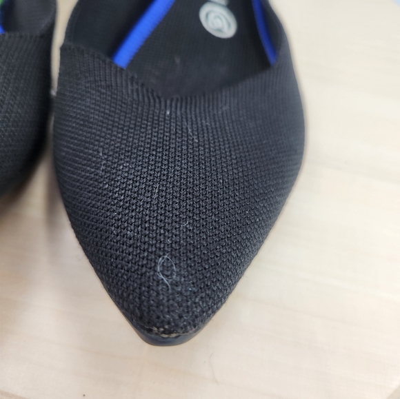 Rothy's Womens The Point Black Pointed Toe Ballet Flats sz W8.5 - Picture 13 of 13